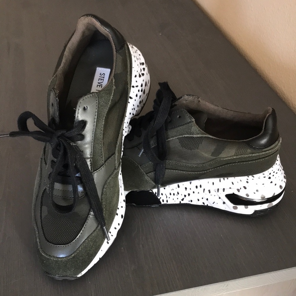 Steve Madden Champ Camo wedge sneaker